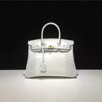 Кожаная сумка с тиснением под крокодила платинового цвета, большой вместимости, модная и универсальная женская сумка, сумка через плечо для ношения в руке, портативная 25cm