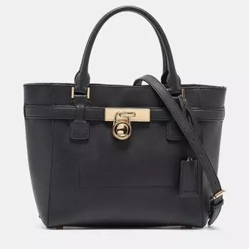 Кожаная сумка-тоут Michael Kors Hamilton Traveller черный