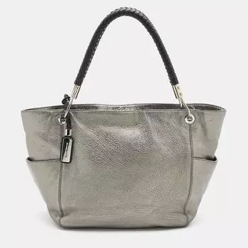 Кожаная сумка-тоут Michael Kors Skorpio металлик металлик