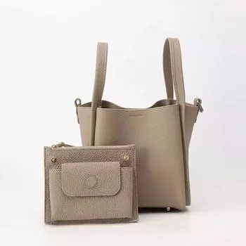 Кожаная сумка-тоут женская простая большая сумка через плечо с большими сумками сумки-ведра Mini(Max Length<20cm)