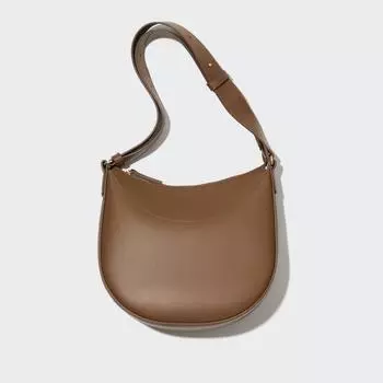 Кожаная сумка UNIQLO JAPAN с одной ручкой