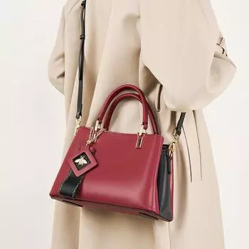 Кожаная сумка женская кожаная сумка для мамы сумка через плечо благородный темперамент женская сумка синий