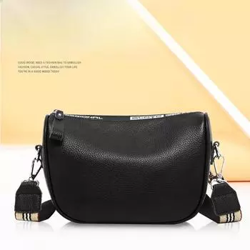 Кожаная сумка женская сумка простая модная ретро сумка с широким плечевым ремнем на одно плечо сумка-мессенджер сумки мягкая кожаная квадратная сумка белый