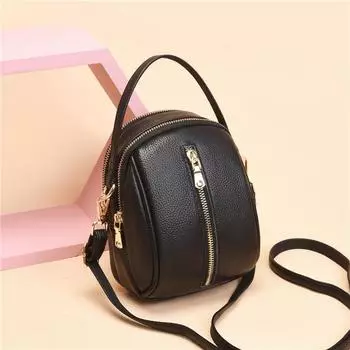 Кожаная трендовая женская сумка через плечо, повседневная сумка, легкая портативная модная сумка для покупок, водонепроницаемая женская сумка серый