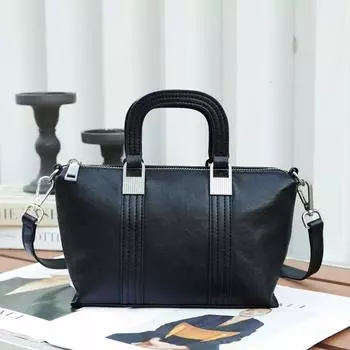 Кожаная винтажная сумка-подушка для рук, женская маленькая сумка, модная сумка через плечо в стиле пэчворк, женская сумка через плечо Width 25 * Height 15 * Thickness 10CM