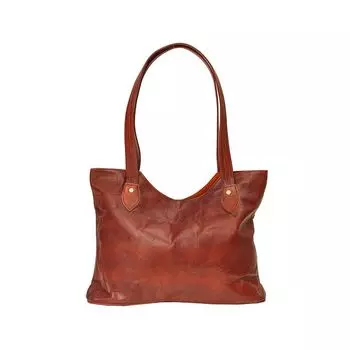 Кожаная женская большая сумка, Женская кожаная сумка, Большая кожаная сумка, Большая сумка через плечо. Женские кожаные сумки для девочек, Подарок для нее, жены, девушки. 15 x 11 x 4 in коричневый