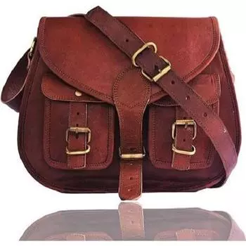 Кожаная женская сумка через плечо размером 13 на 10 дюймов, сумка через плечо, сумка через плечо 10 x 13 x 4 in