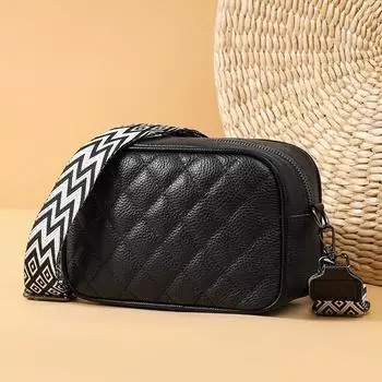 Кожаная женская сумка, модная, через плечо, сумка-мессенджер, квадратная сумка Diamond хаки