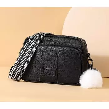 Кожаная женская сумка, модная и простая сумка через плечо, небольшой квадратный мешок из коровьей кожи первого слоя белый