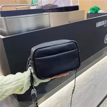 Кожаная женская сумка, модная, наплечная сумка, первый слой, маленькая квадратная сумка из коровьей кожи светло-коричневого