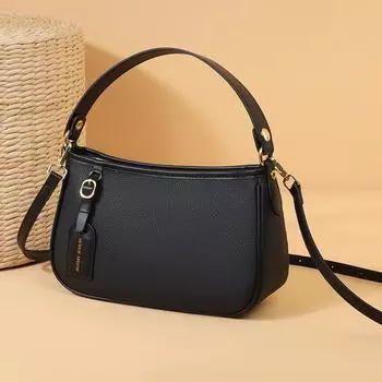 Кожаная женская сумка, модная сумка через плечо, сумка-мессенджер Niche High Sense First Layer Cowhide Handbag Bag белый