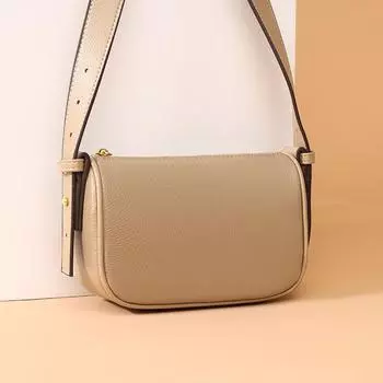 Кожаная женская сумка, первый слой, сумка из коровьей кожи, весенняя мода, простая сумка-мессенджер через плечо хаки