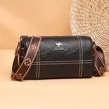 Кожаная женская сумка, сумка-подушка из пузырчатой кожи, модная сумка-мессенджер из коровьей кожи первого слоя слоновая кость