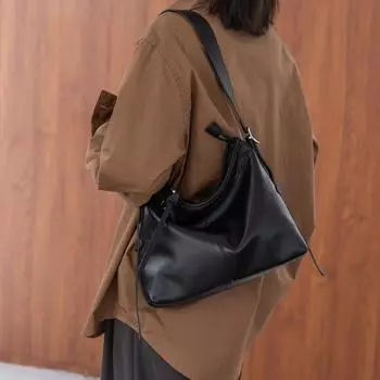 Кожаная женская сумка, высококачественная сумка-тоут, осенне-зимняя, свободная сумка через плечо, женская сумка 32*25*13CM