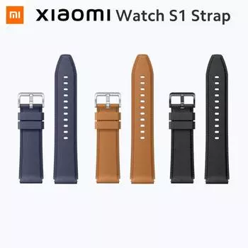 Кожанный ремешок для смарт-часов Xiaomi S1