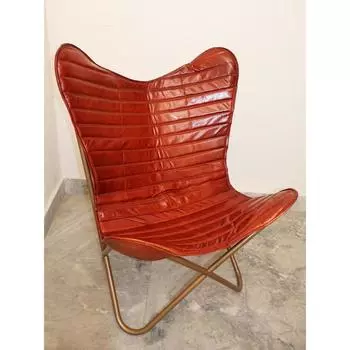 Кожаное кресло для домашнего офиса, гостиной, мебели, на заказ, складное кресло-бабочка, чехол для домашнего декора, подарки на свадьбу, кожаное патио Ascent