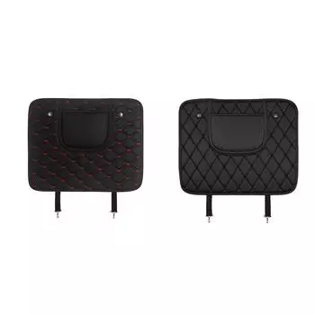 Кожаные автомобильные противоударные коврики, защитные накладки на спинки сидений, органайзеры для салона