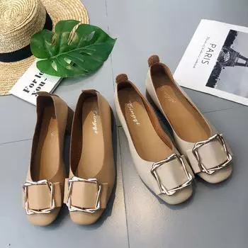 Кожаные балетки ручной работы весна-осень женские туфли на низком каблуке удобные мягкие кожаные женские туфли на плоской подошве D243 38