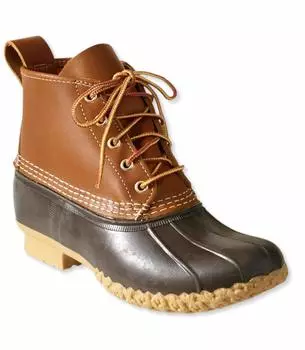 Кожаные ботинки из натуральной кожи Bean Boots Comfortable Fit Genuine Leather Medium B 0GP5704070 LLBean Women s Tan/Brown (6 7)