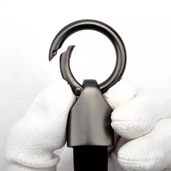 Кожаные брелки для женщин и мужчин, пряжка на поясной ремень, карабин, автомобильная подвеска, брелки, кольца, брелок, подарки as the picture