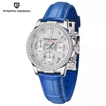 Кожаные часы Pagani Design PD-1730 Bold Cubic Женские кожаные часы Pagani Design PD-1730 Bold Cubic