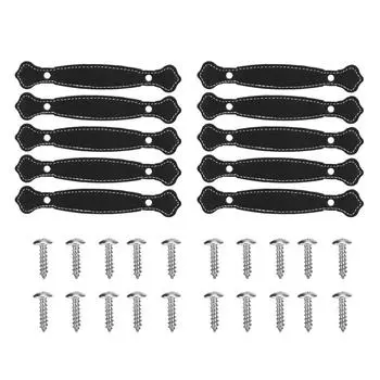 Кожаные дверные ручки для шкафа, кухонного шкафа, мебельные ручки, ящики для гардероба