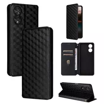 Кожаные флип-чехлы для TCL 40 NxtPaper 4G Phone Case Flip Folio Stand Shockproof Durable Retro Protective Cover for TCL 40 NxtPaper 4G чёрный