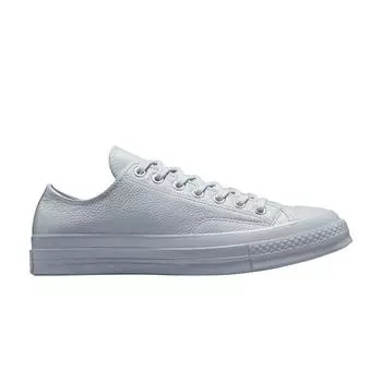 Кожаные кроссовки Converse Chuck 70 Mono Low Summer - бледно-синие кроссовки унисекс A03434C 36.5