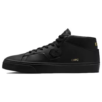 Кожаные кроссовки Converse Louie Lopez Pro Mid Mono - тройные черные унисекс кроссовки A05089C 38.5