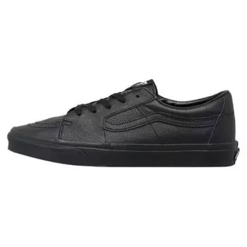 Кожаные кроссовки унисекс Vans Sk8-Low тройного черного цвета VN0A5KXDBM8 41