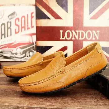 Кожаные мокасины мужские повседневные мужские глянцевые туфли для мужчин Slip On формальные итальянские мужские туфли для вождения на плоской подошве Zapatos Para Hombres 2024 38