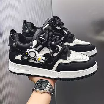 Кожаные мужские прогулочные туфли, кроссовки для бега, легкие водонепроницаемые мужские повседневные туфли, удобные осенние размеры 39–44 39 чёрный