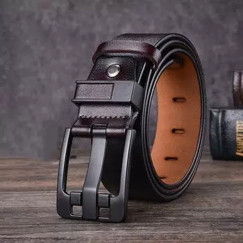 Кожаные мужские ремни для джинсов, ковбойские ремни из натуральной кожи, пряжка на поясе, мужской ремень на талию, мужские ремни C-115cm