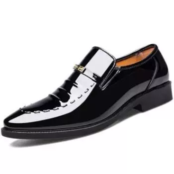 Кожаные мужские туфли, мужские классические деловые кожаные туфли для мужчин, деловые офисные туфли-оксфорды для вечеринок 38