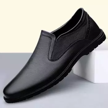 Кожаные мужские туфли Slip on loafers Повседневные итальянские мягкие мужские лоферы Мокасины ручной работы Дышащие туфли-лодочки мужские Zapatos Hombre 6