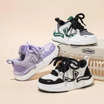 Кожаные повседневные кроссовки для мальчиков весна-осень корейская версия трендовой универсальной спортивной обуви для девочек Classmate 27