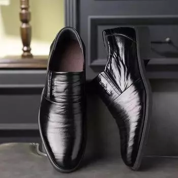Кожаные повседневные мужские формальные туфли официальные деловые роскошные дизайнерские дешевые ликвидные итальянские офисные костюмы вечерние социальные туфли мужские 38