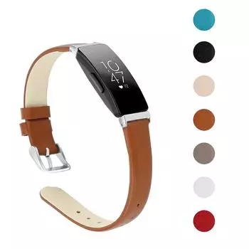 Кожаные ремешки для часов, сменные ремешки для браслетов Inspire/Inspire коричневый