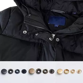 Кожаные ремесленные кнопки металлические кнопки застежки одежда одежда своими руками 20mm серебряный