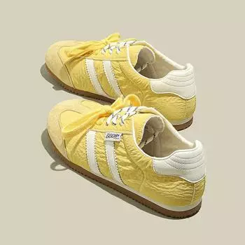 Кожаные ретро немецкие кроссовки женские туфли весна-лето 2025 новые плоские белые туфли повседневные спортивные универсальные туфли Forrest Gump 35