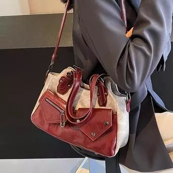 Кожаные сумки и сумки для женщин Сумка через плечо Повседневная сумка-мессенджер Роскошные дизайнерские высококачественные женские сумки
