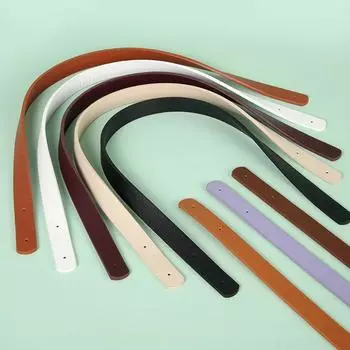 Кожаные сумки ремни ремни DIY замена сумки кошелек ручка сумка аксессуар ПУ кофе черный круглый сумки ремни ремни ручной работы