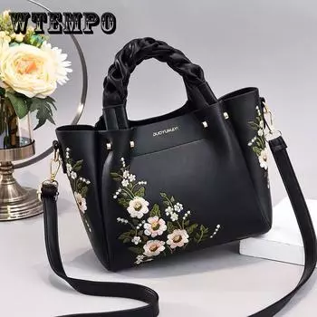 Кожаные сумки с цветами Женские сумки Дизайнерские сумки Женские сумки через плечо через плечо Сумка-мессенджер