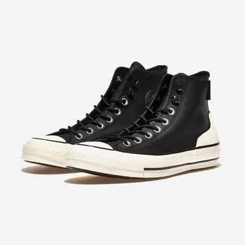 Кожаные туфли Converse Chuck 70 Black Egret High A05695C на плоской подошве 225