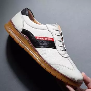 Кожаные туфли для мужчин, деловые, повседневные, деловые, размер 45, для взрослых, 2024, трендовые, дизайнерские, элегантные, социальные, распродажа из ПУ 38