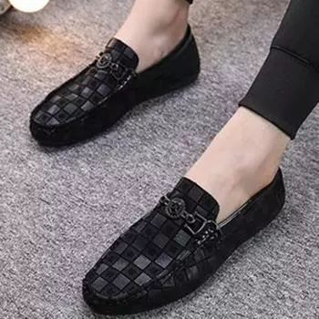 Кожаные туфли для мужчин, повседневная мода 2024 года, плоская мужская обувь, акция, обычная социальная низкая цена, дизайнерский тренд, без застежек, коровья кожа, новинка 39