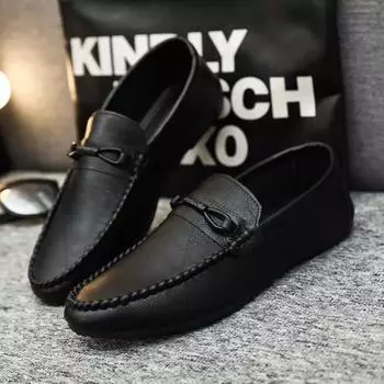 Кожаные туфли для мужчин Pu Fashion 2024 Slip-on Мужская повседневная обувь Высокое качество Летняя распродажа Доставка Бесплатная классическая оригинальная доставка 39