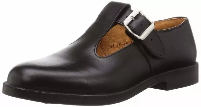 Кожаные туфли Domestic Black cm 2E [Moonstar Lifestyle] SKOOLER/SK T-STRAP [SK Stip] T-STRAP женские 23.0 чёрный
