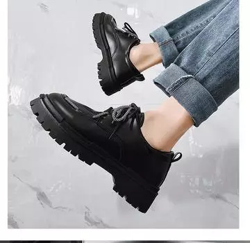 Кожаные туфли, молодежная повседневная обувь 39