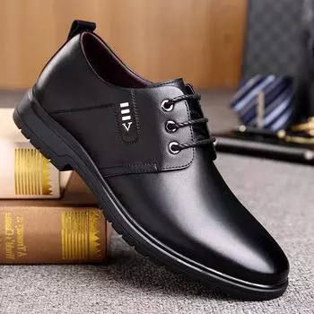 Кожаные туфли Мужские деловые повседневные туфли Черные рабочие туфли Мужские повседневные туфли Туфли для инструментов 39 коричневый